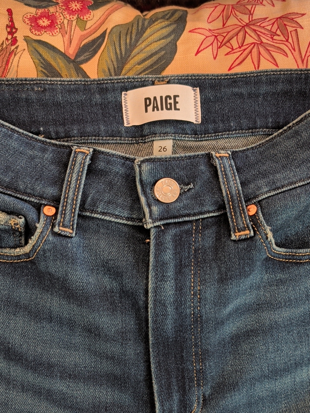 PAIGE Anessa Wide Leg, High Rise,Ankle Jean. Regular 26 - Picture 6 of 16